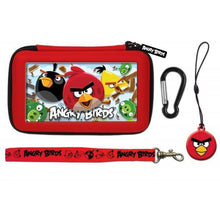 Load image into Gallery viewer, Angry Birds 3D Gamer Carry Case Set For Nintendo DSi/3DS Red