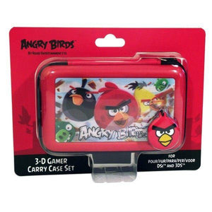 Angry Birds 3D Gamer Carry Case Set For Nintendo DSi/3DS Red