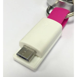 Micro USB Mini Magnetic Charging Cable For Android Smartphone (Hot Pink)