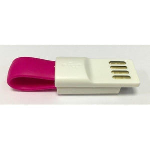Micro USB Mini Magnetic Charging Cable For Android Smartphone (Hot Pink)
