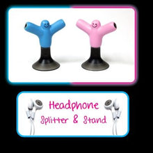 Load image into Gallery viewer, Novelty - Headphone Splitter And Stand - Pink
