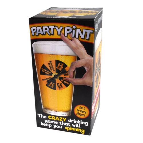 Novelty - Party Pint Beer Glass Novelty Drinking Game
