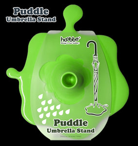 Novelty - Umbrella Stand Free Standing Fun Puddle Effect In GREEN