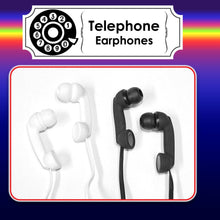 Load image into Gallery viewer, Telephone Design Earphones -White